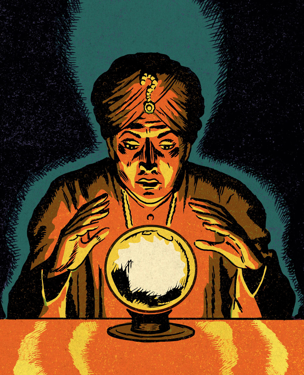 Fortune teller predicting future paid advertising trends